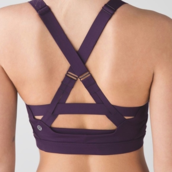 lululemon athletica Other - Lululemon pure practice sport bra purple size 4